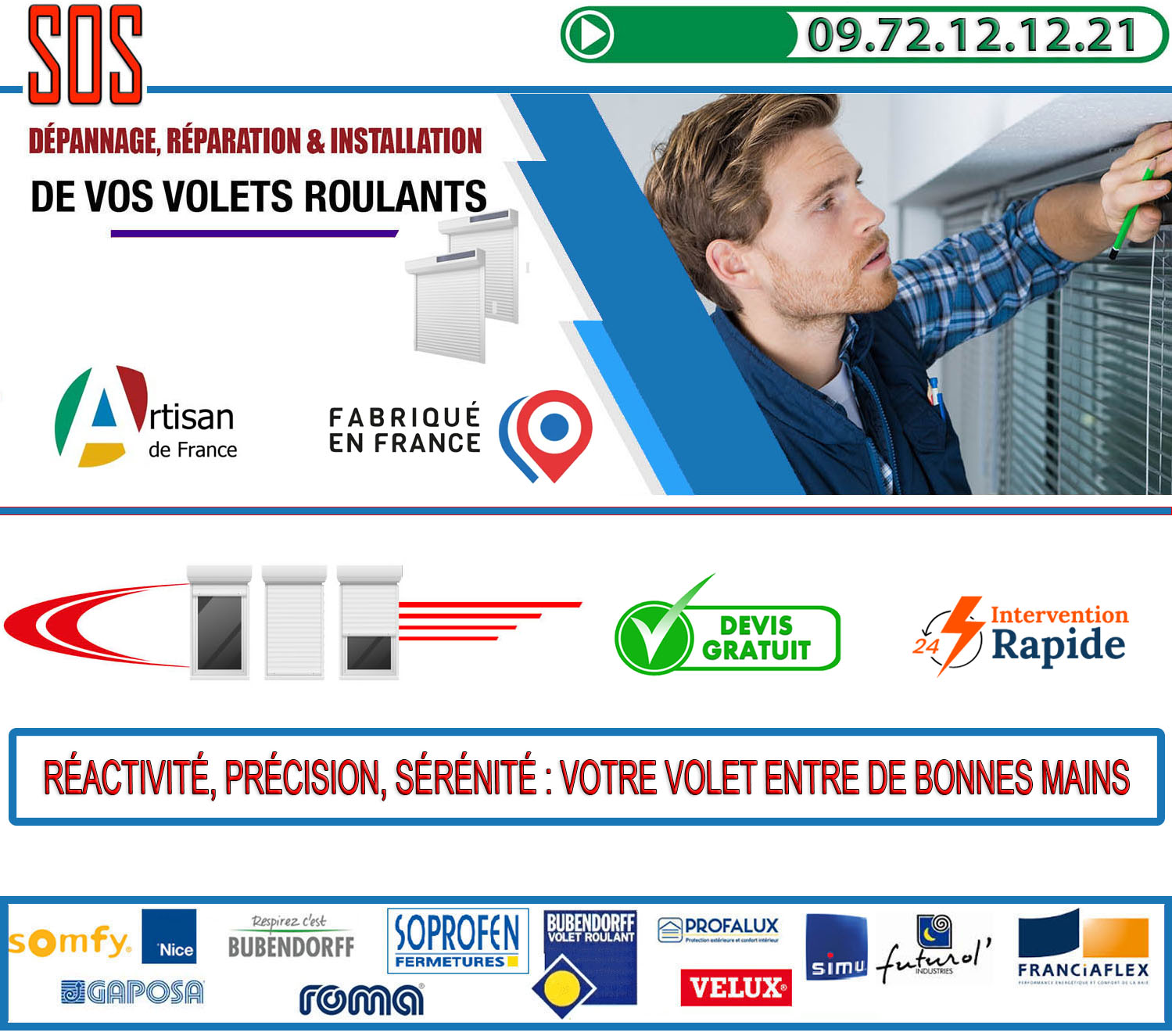 Depannage volet roulant L Isle Adam